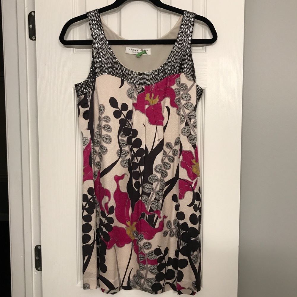 Trina Turk 100% silk dress